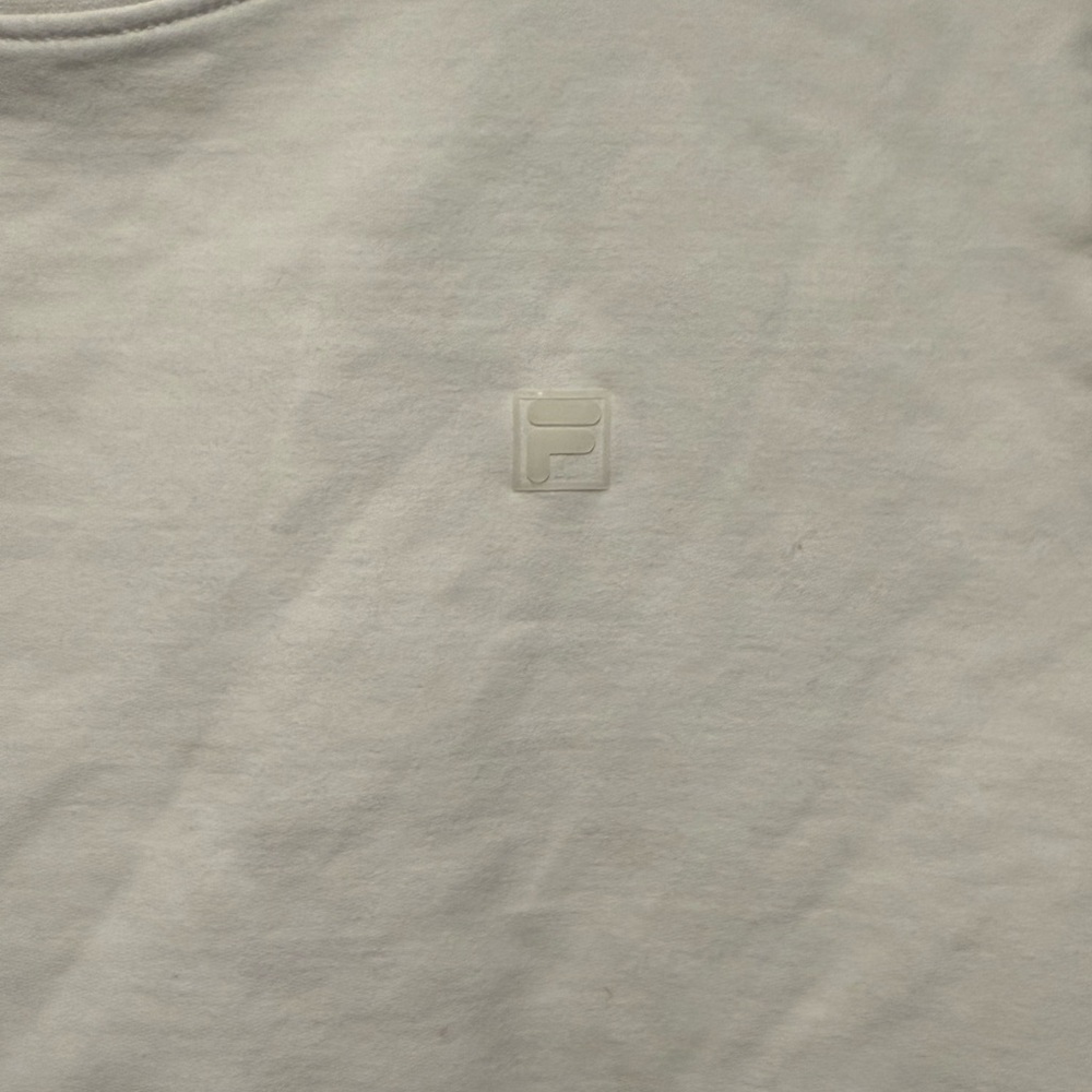 EUC white womens FILA pullover sweatshirt super comfy! - Picture 7 of 7